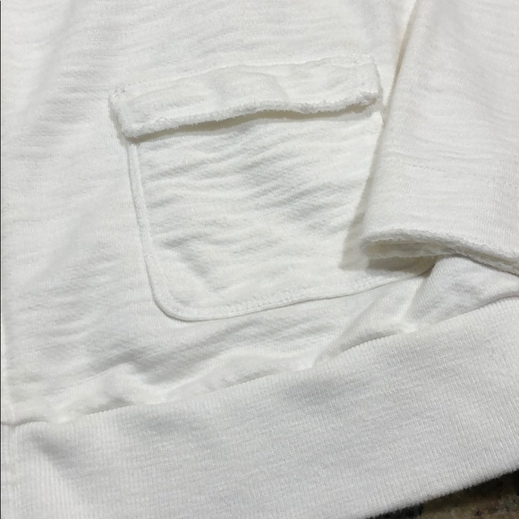 Jcrew rumpled French Terry zippered hoodie size M - Picture 2 of 13